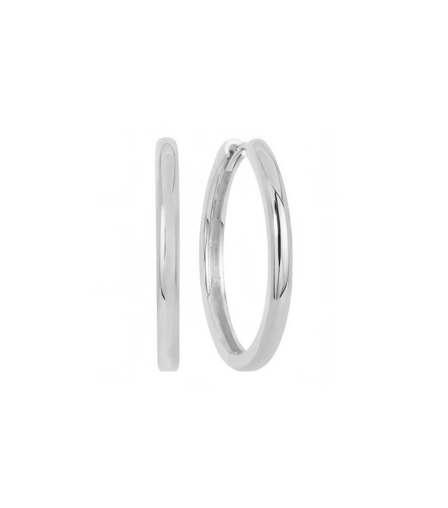 Oorbellen - basic round L