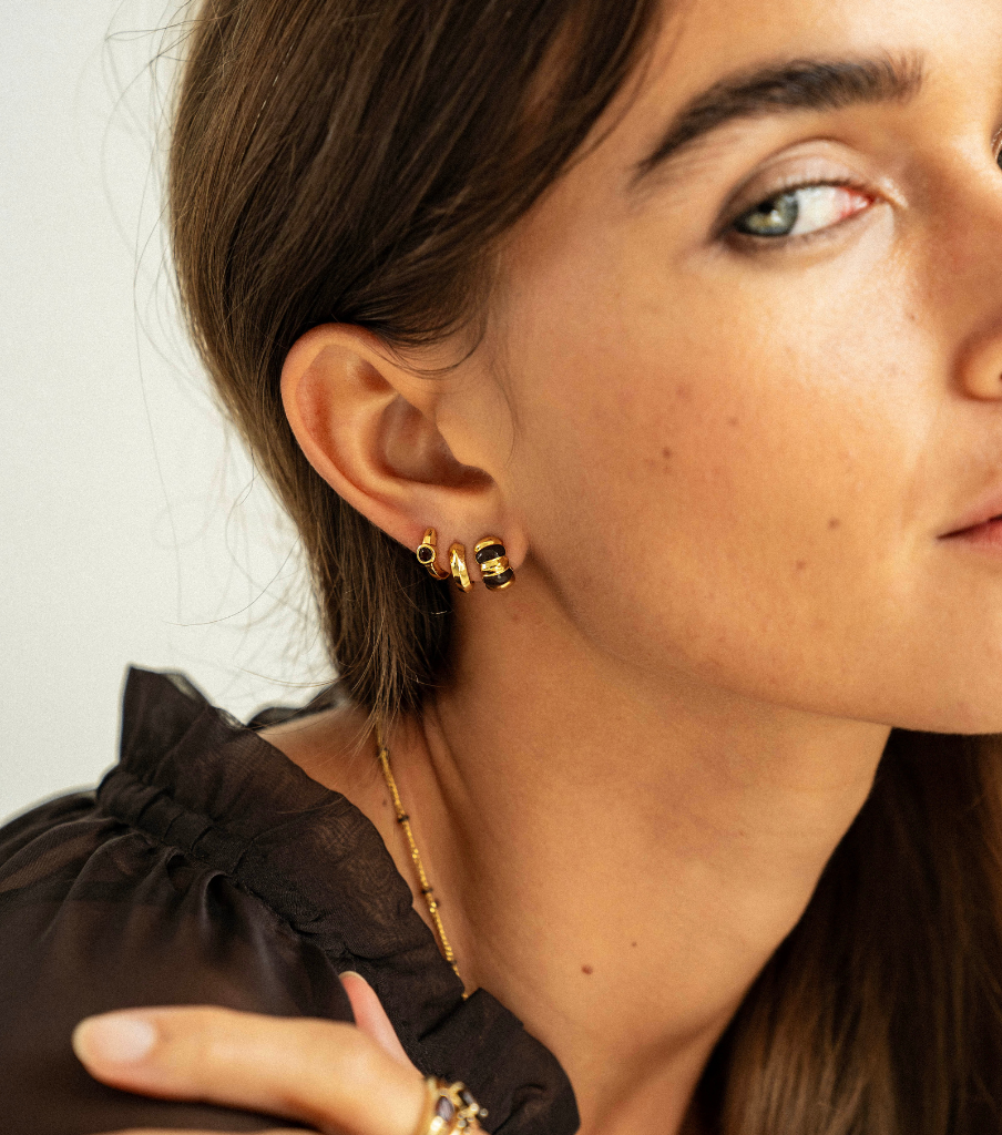 Oorbellen - smoky click