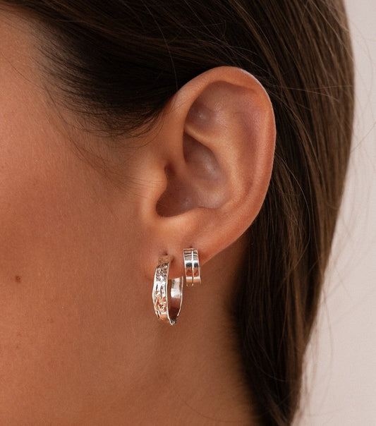 Oorbellen - ruffle click