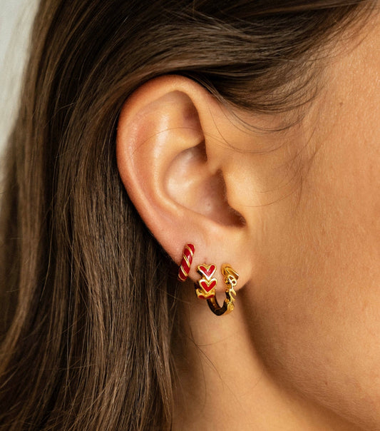 Oorbellen - hearts click