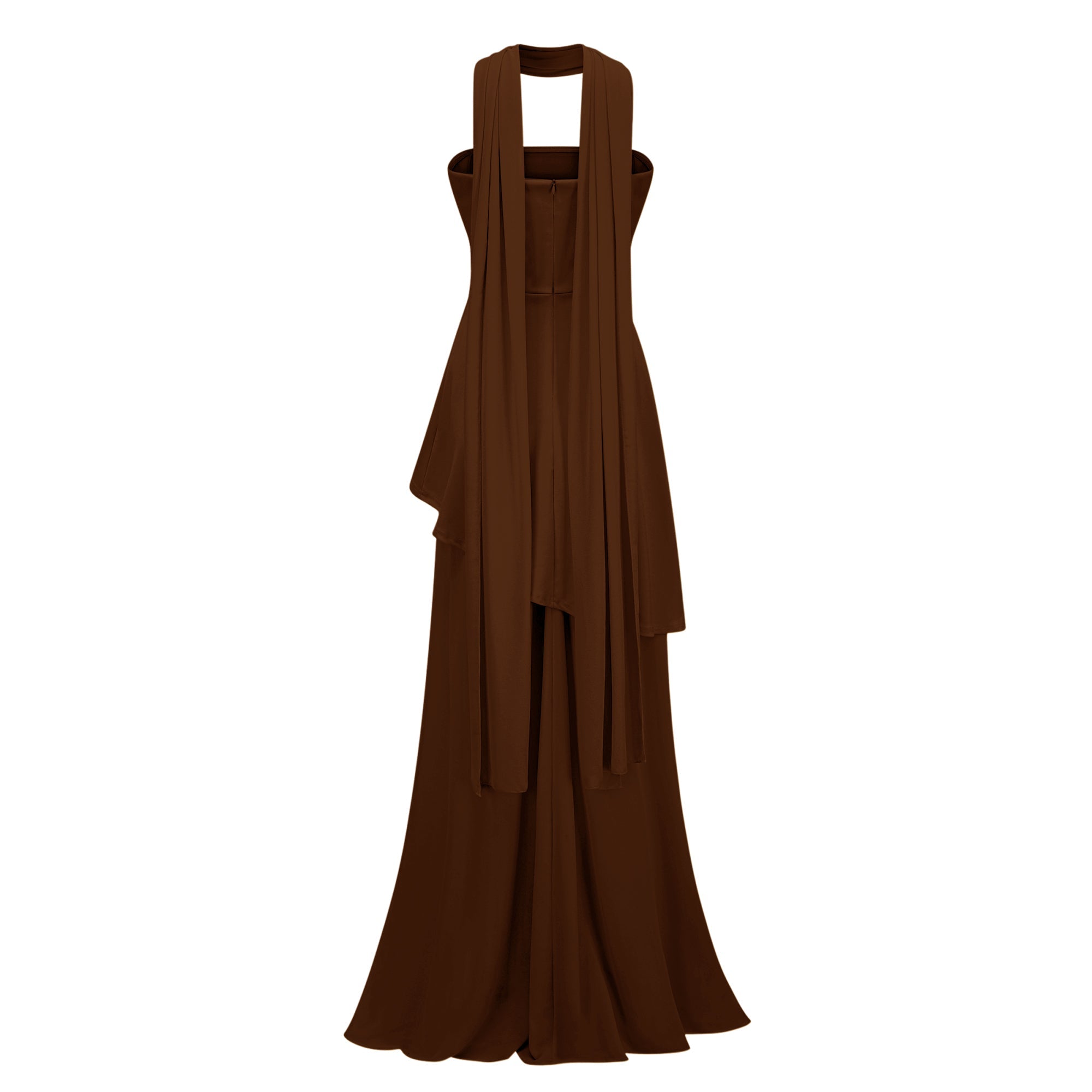 Solène Off-Shoulder Ruched Maxi Gown