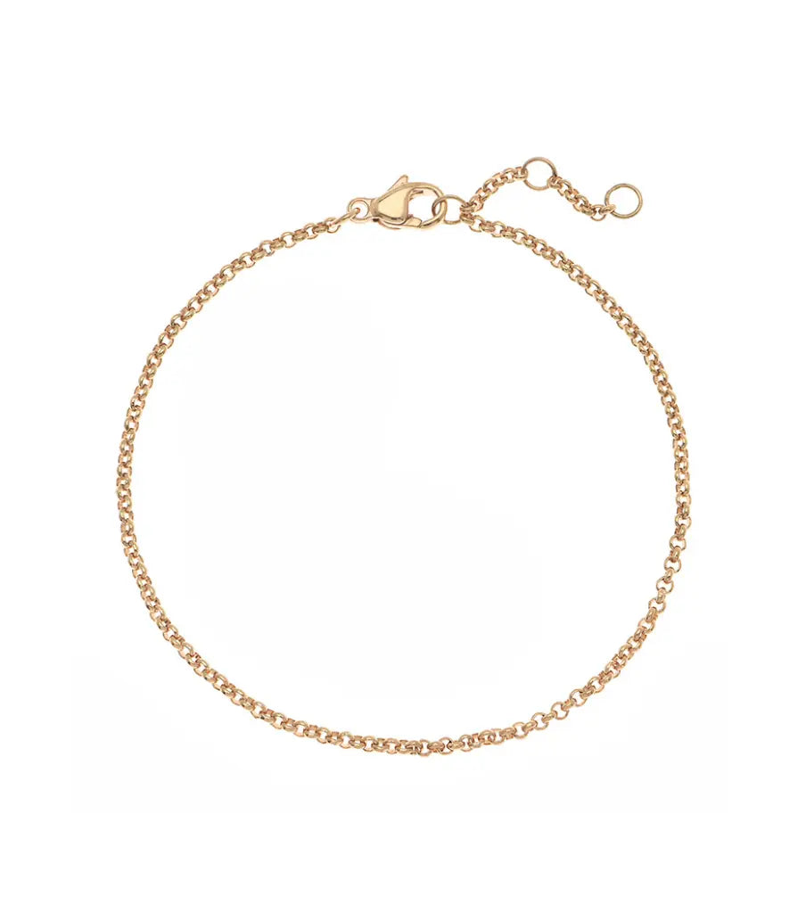Armband - rolo chain excl. bedel