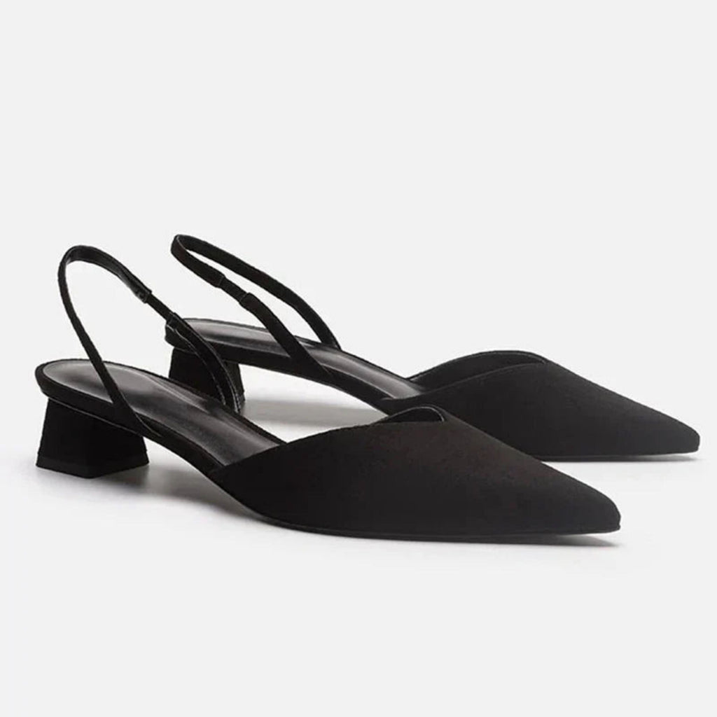 Femke | Trending Slingback Pumps met Lage Hak