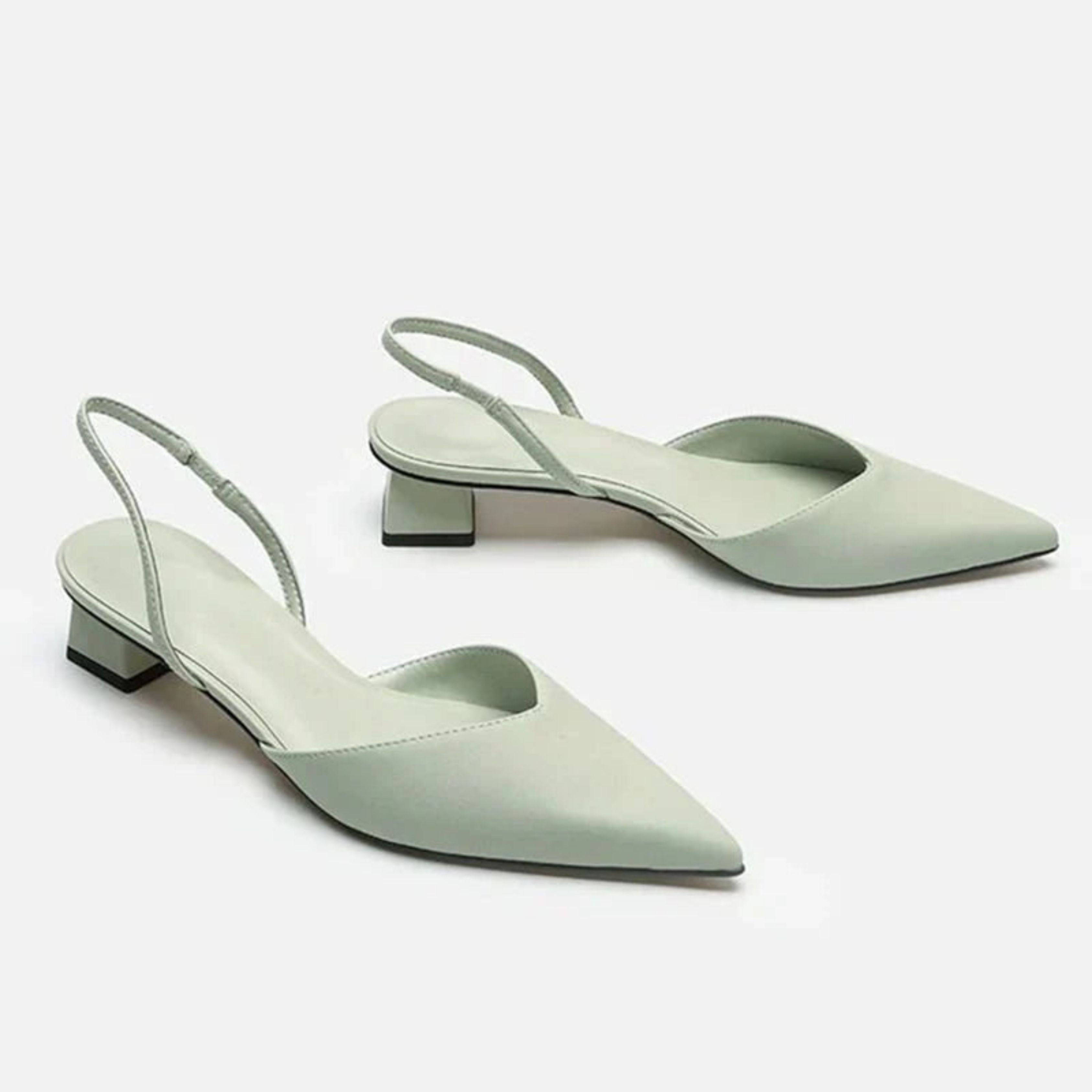 Femke | Trending Slingback Pumps met Lage Hak