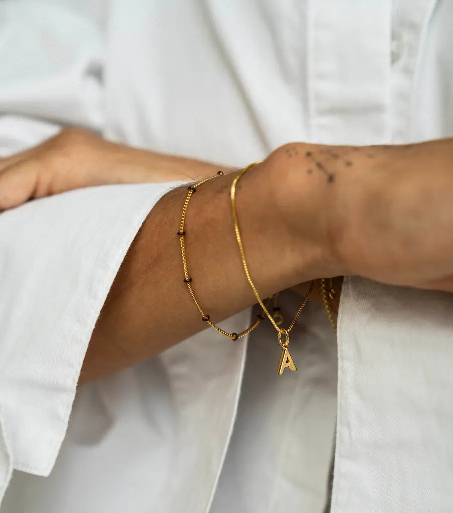 Armband - box chain excl. bedel