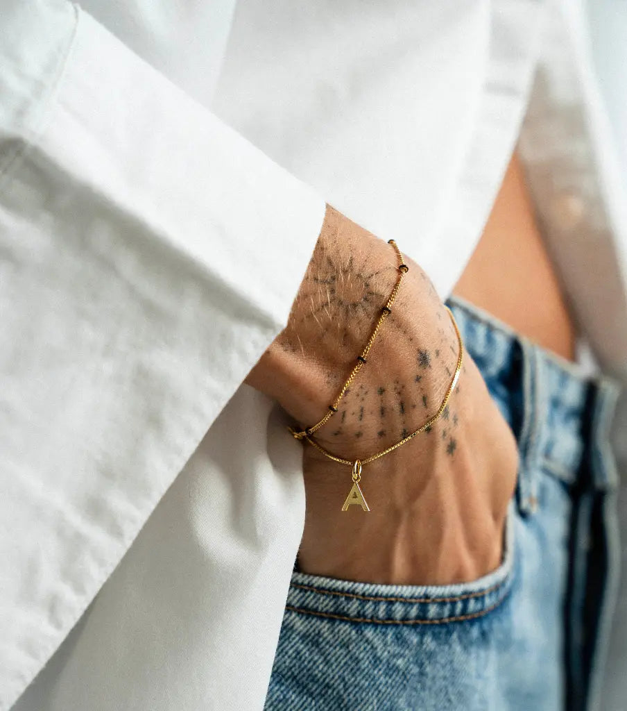 Armband - box chain excl. bedel