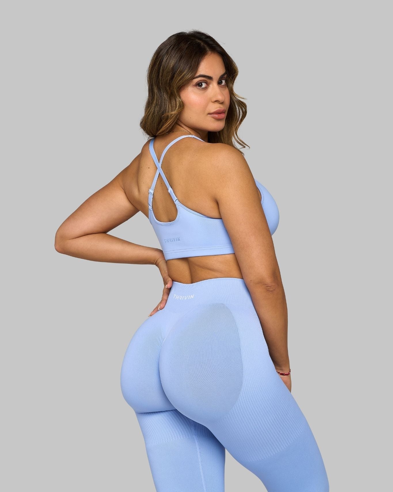 Chiara Sweetheart Impact Bra | Glacier