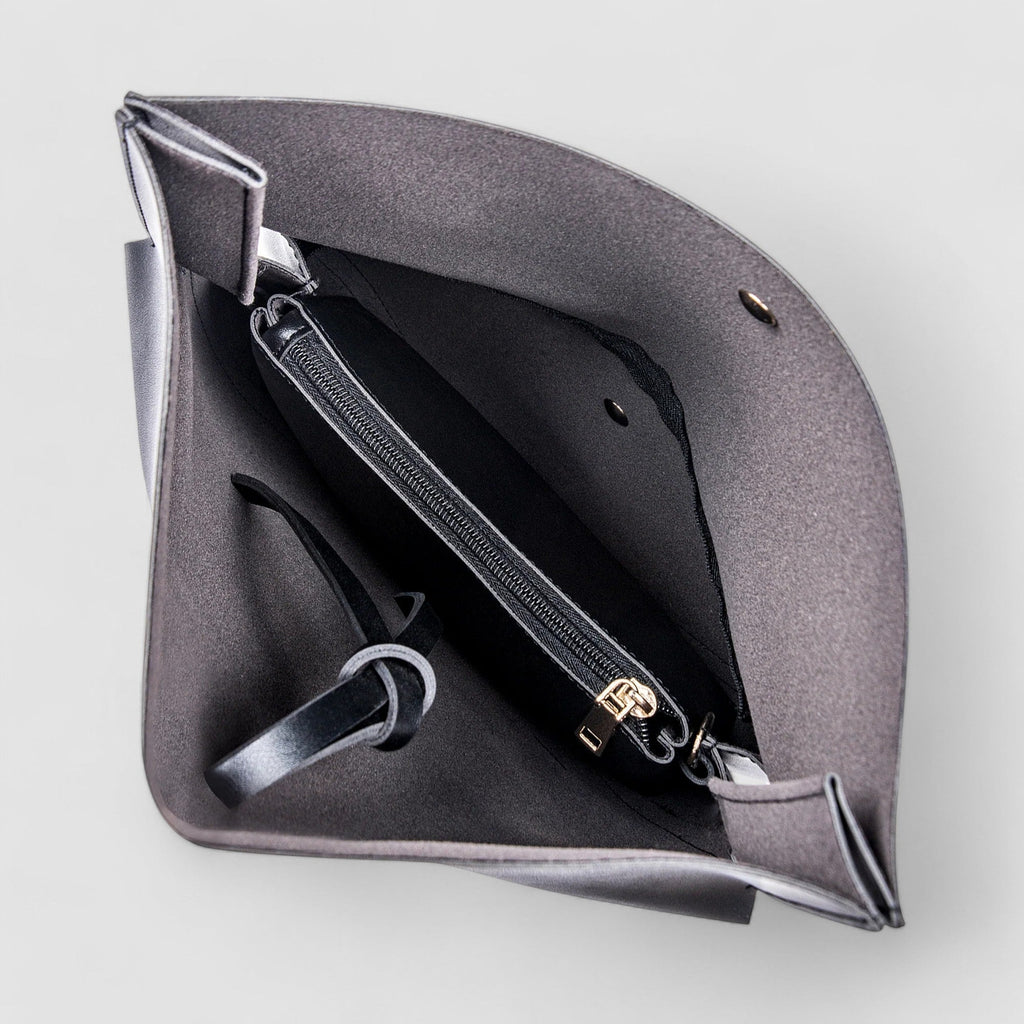 Fera | Vegan Leren Schoudertas met Subtiele Details