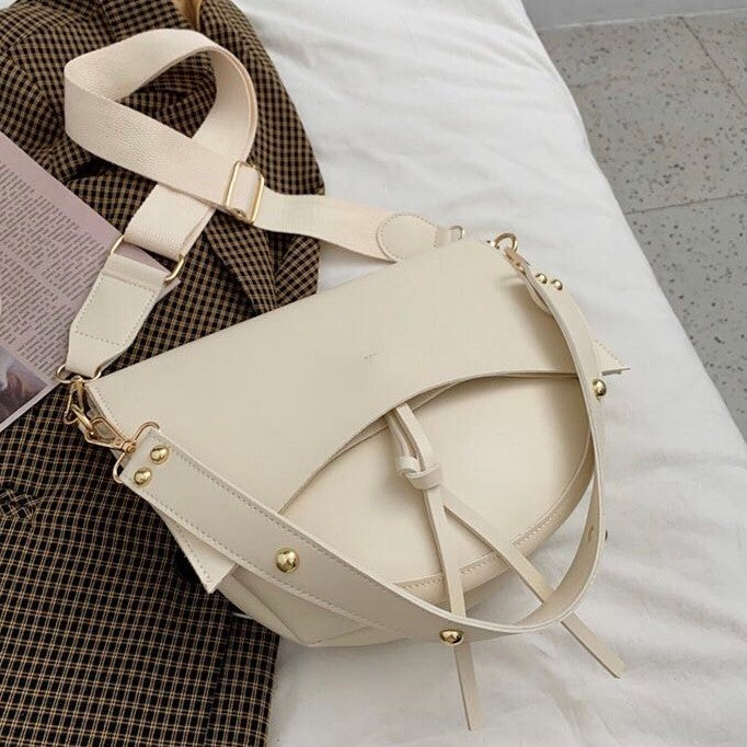 Fera | Vegan Leren Schoudertas met Subtiele Details