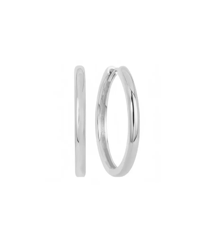 Oorbellen - basic round L