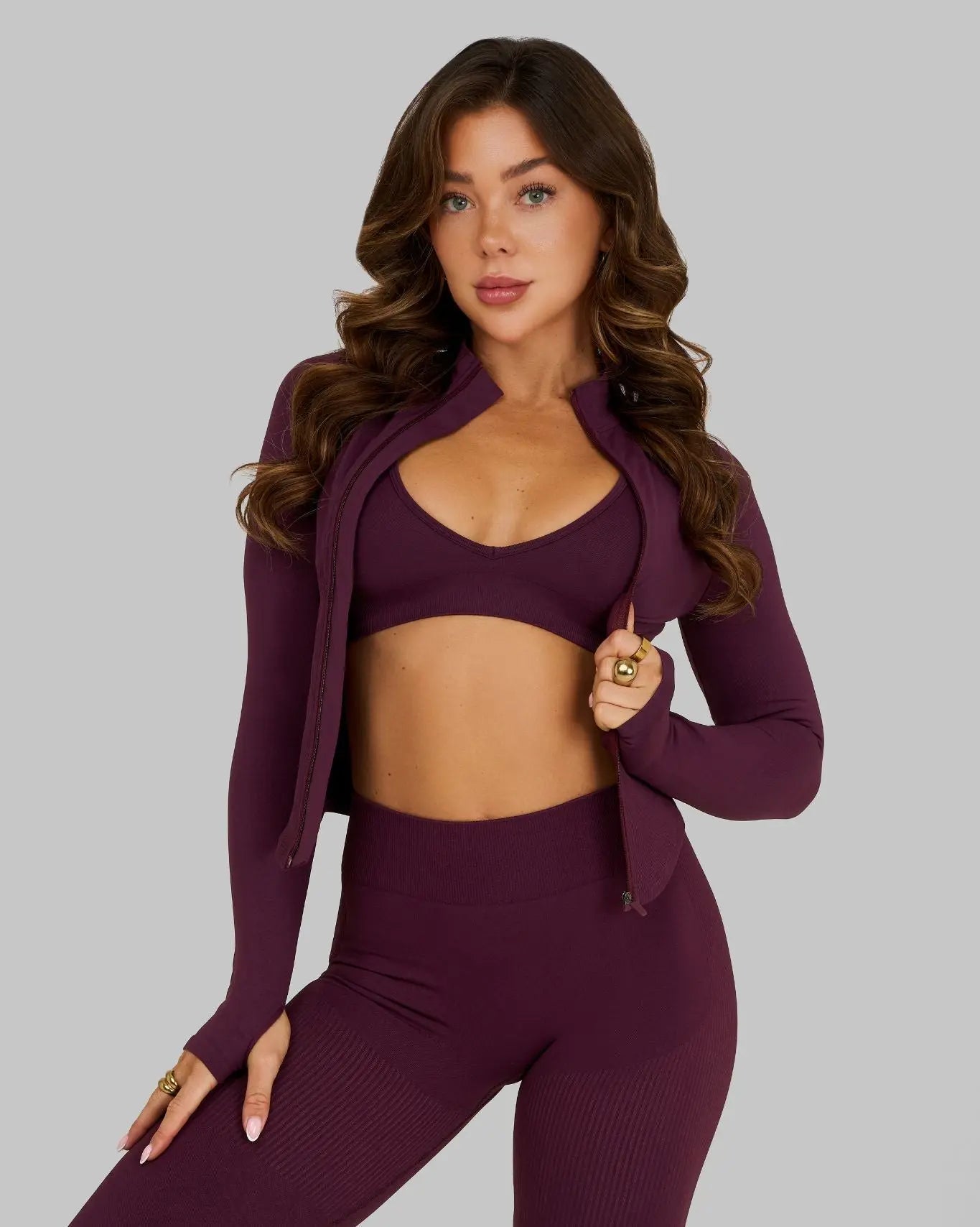 Elevate Sculpt Shapewear Jacket | Winter Plum