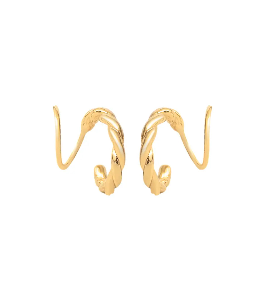 Oorbellen - twisted twister