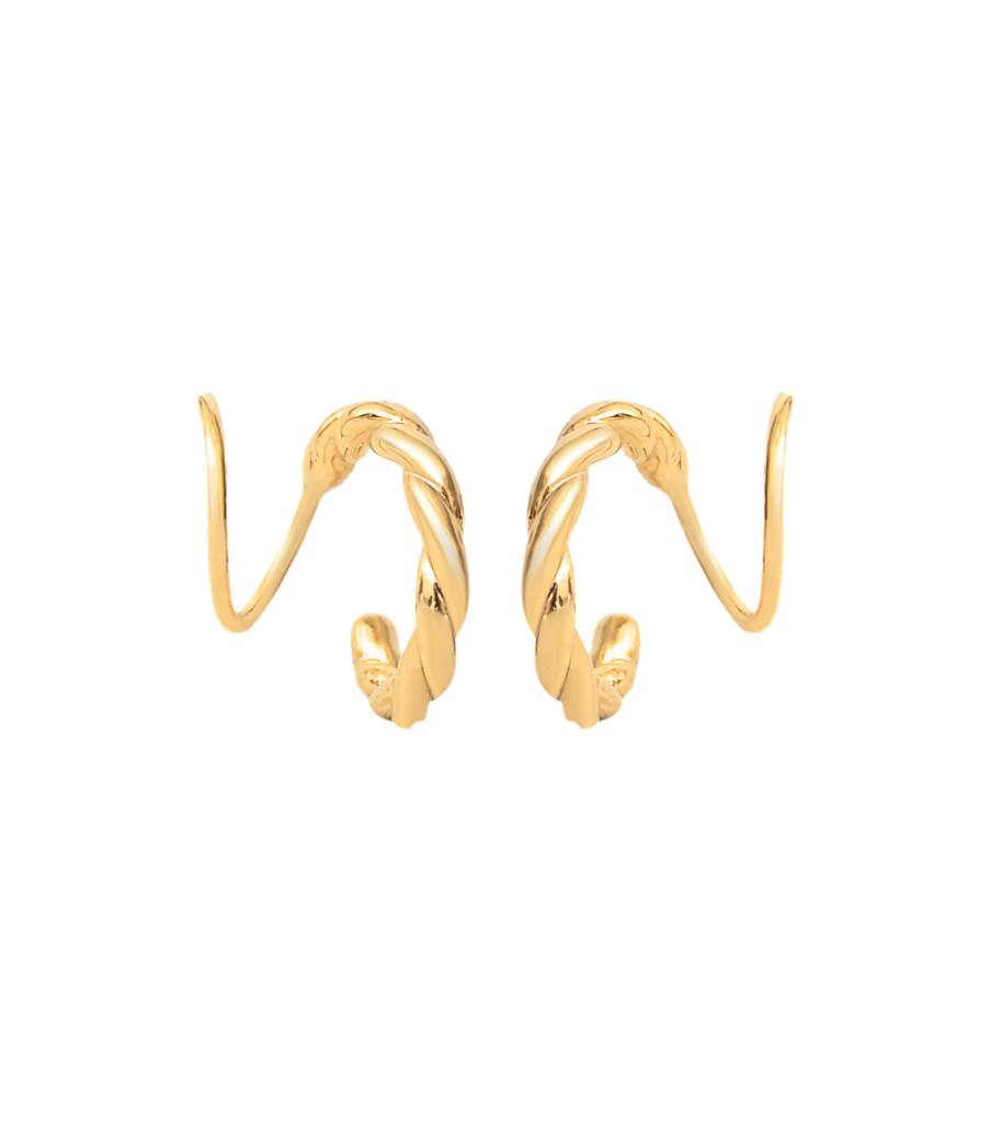 Oorbellen - twisted twister