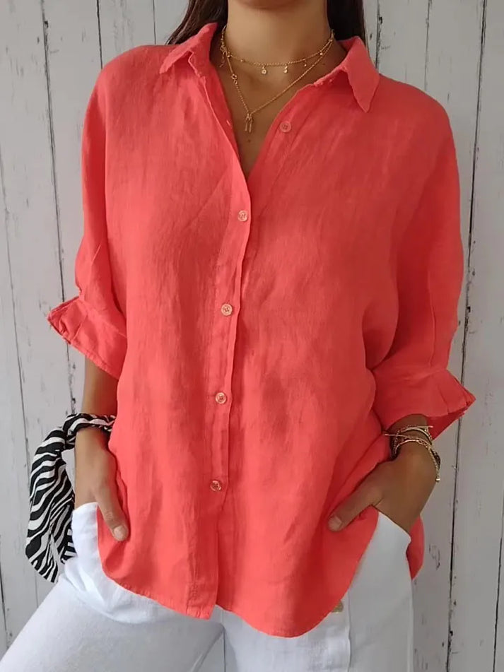 Jolie | Casual Linnen Blouse voor Dames