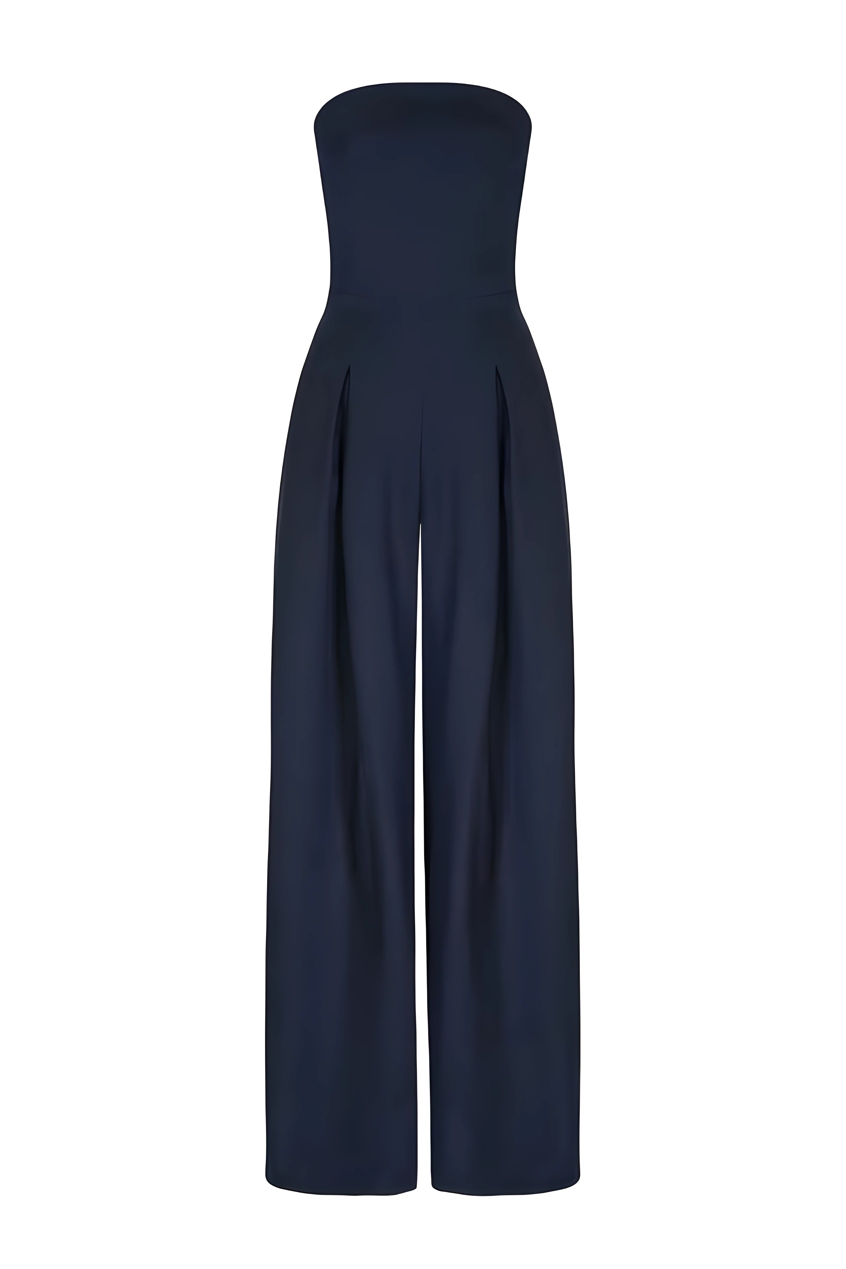 Malia | Elegante Strapless Jumpsuit met Korset Look