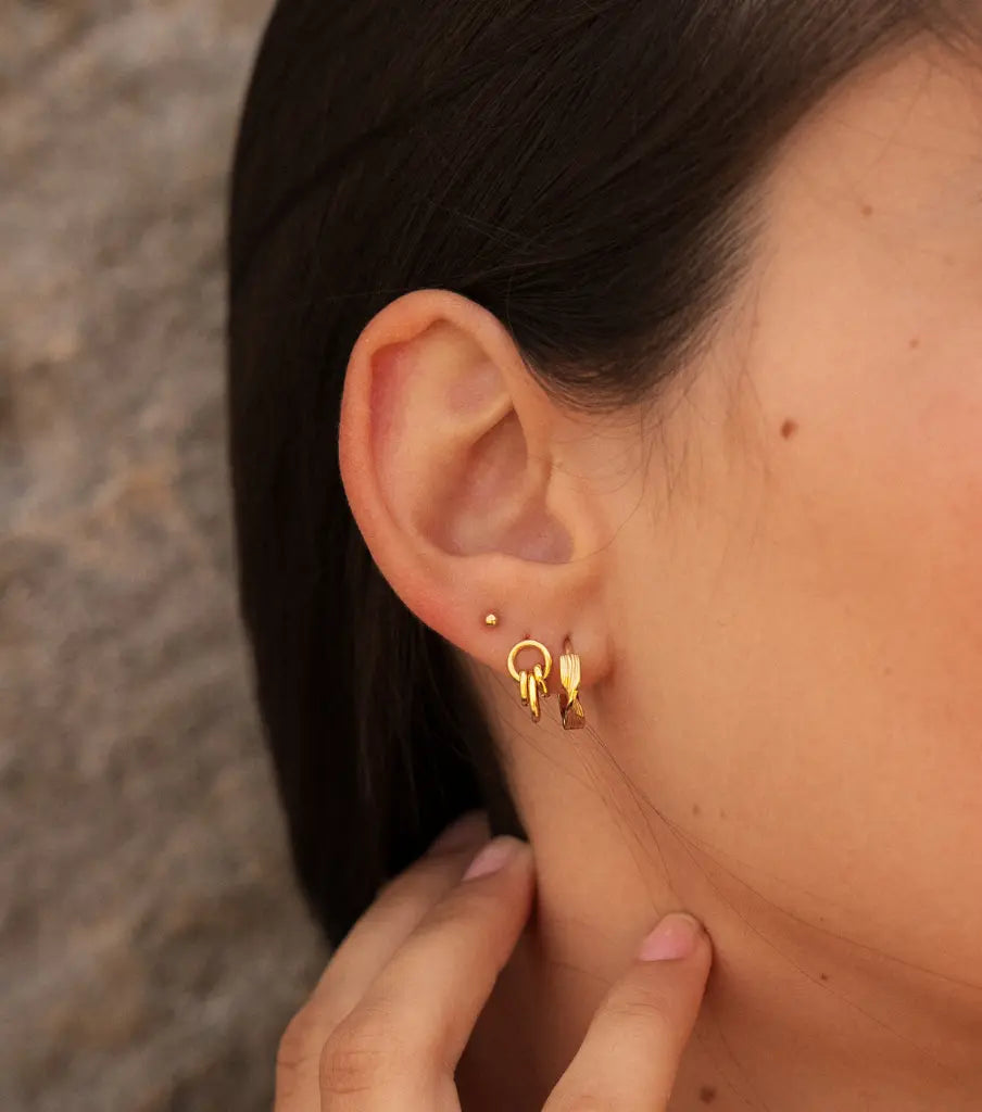 Oorbellen - swirled click