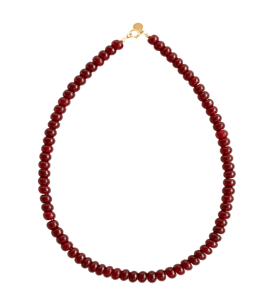 Ketting - deep red