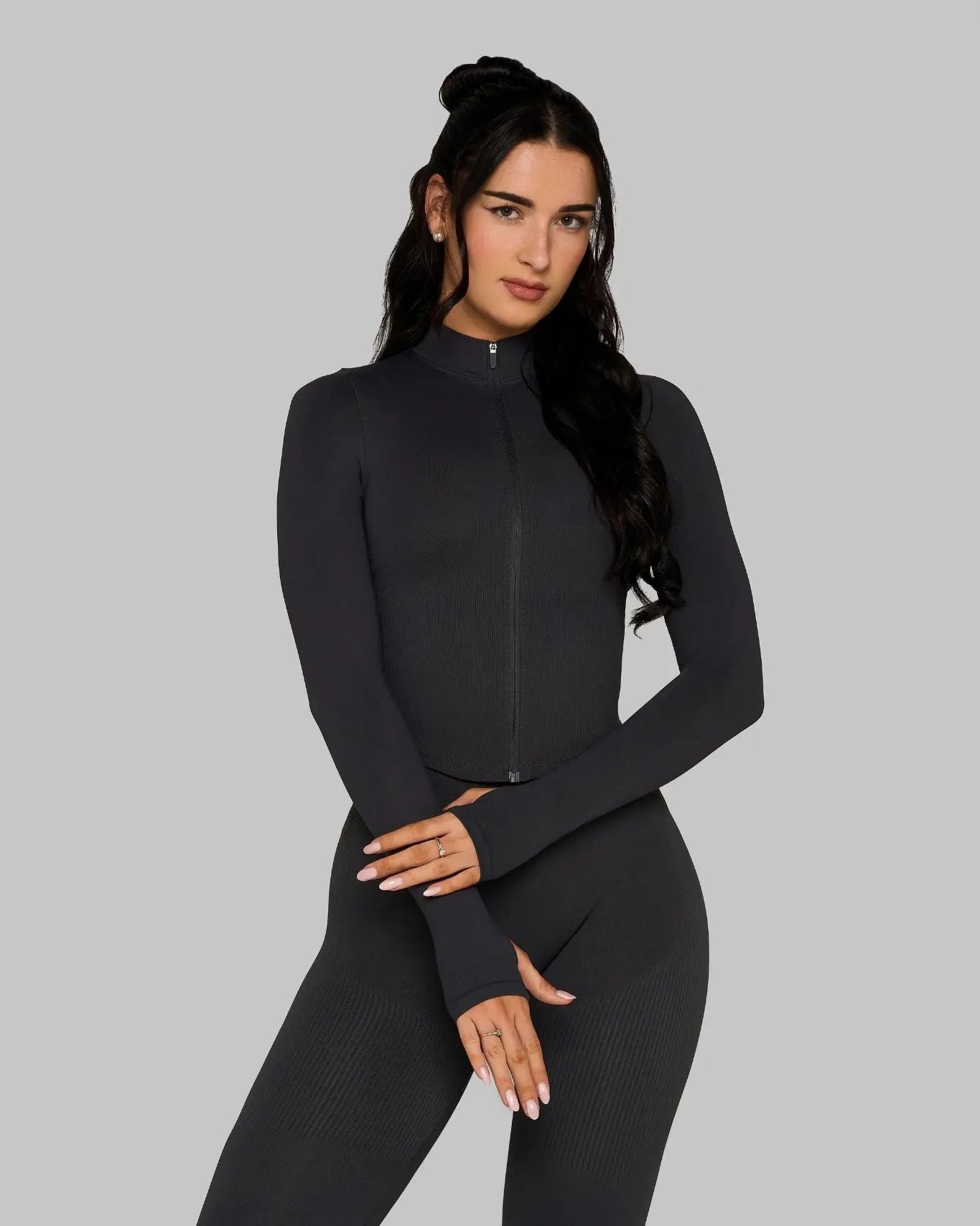 Elevate Sculpt Shapewear Jacket | Charcoal Grey