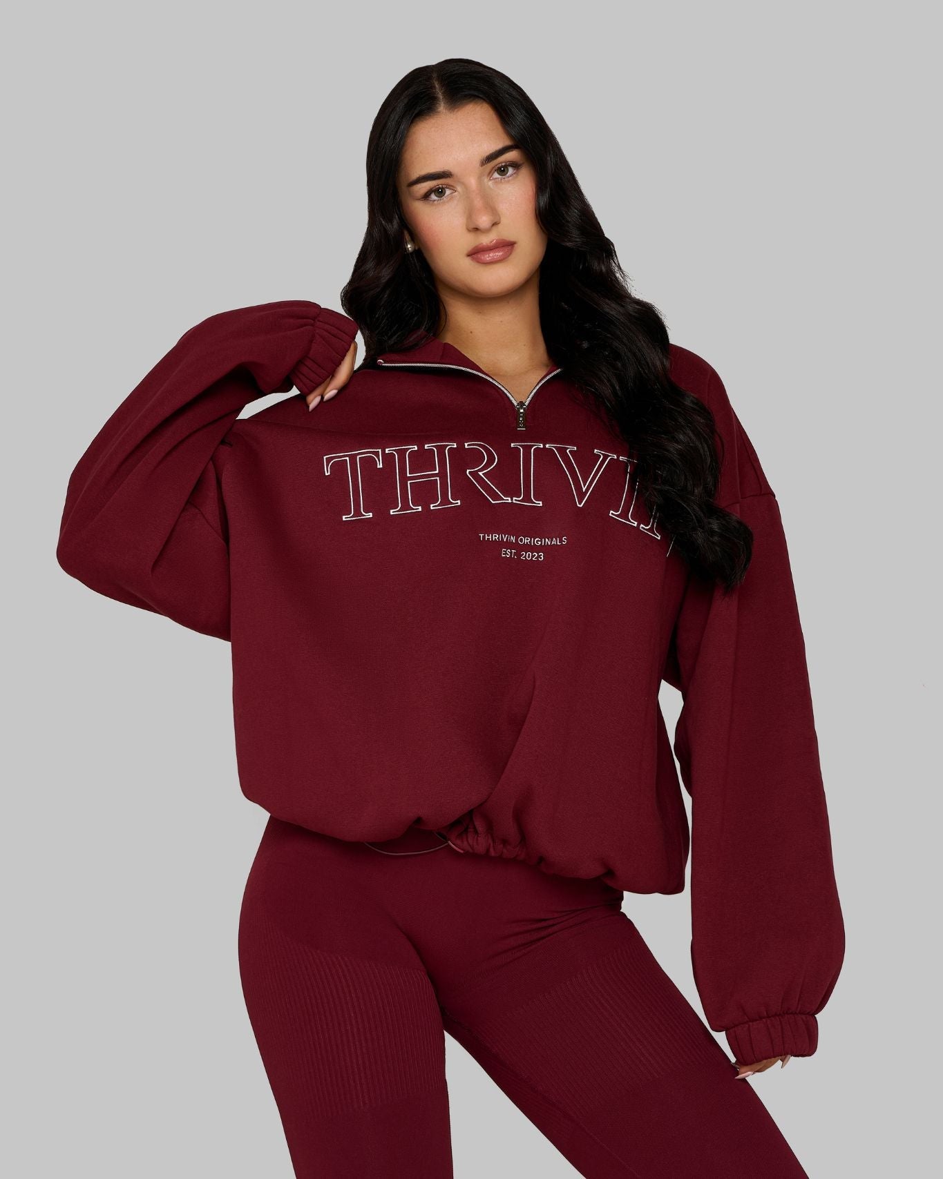 Original Halfzipper Sweater | Fine Wine