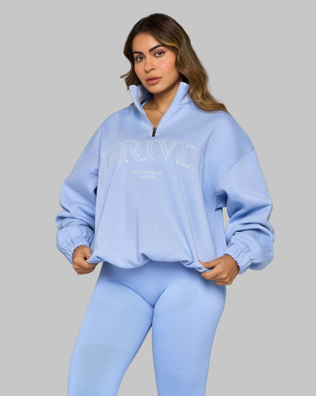 Chiara Original Halfzipper Sweater | Glacier