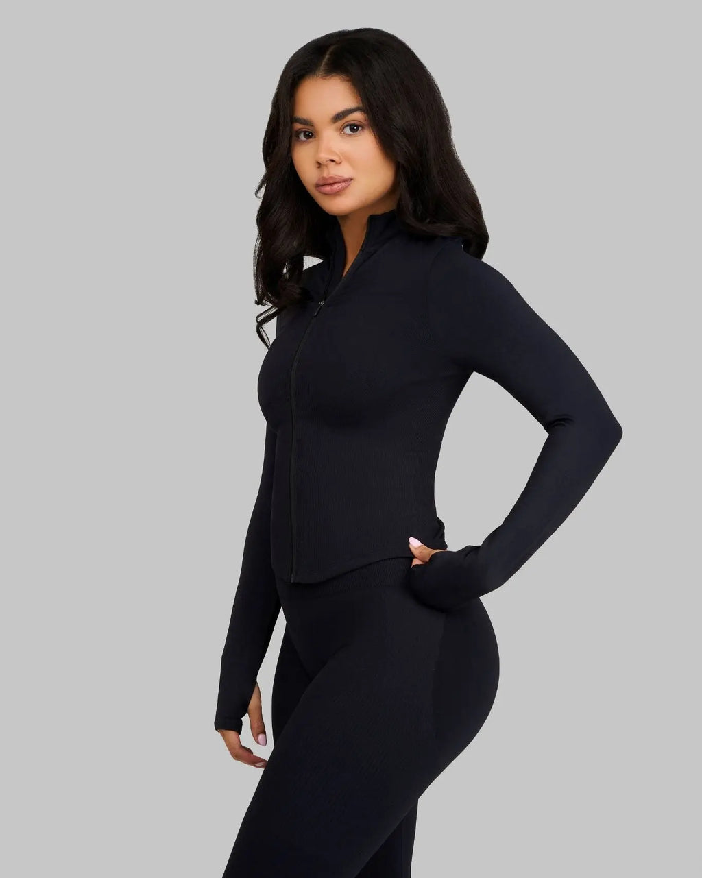 Elevate Sculpt Shapewear Jacket | Night Black