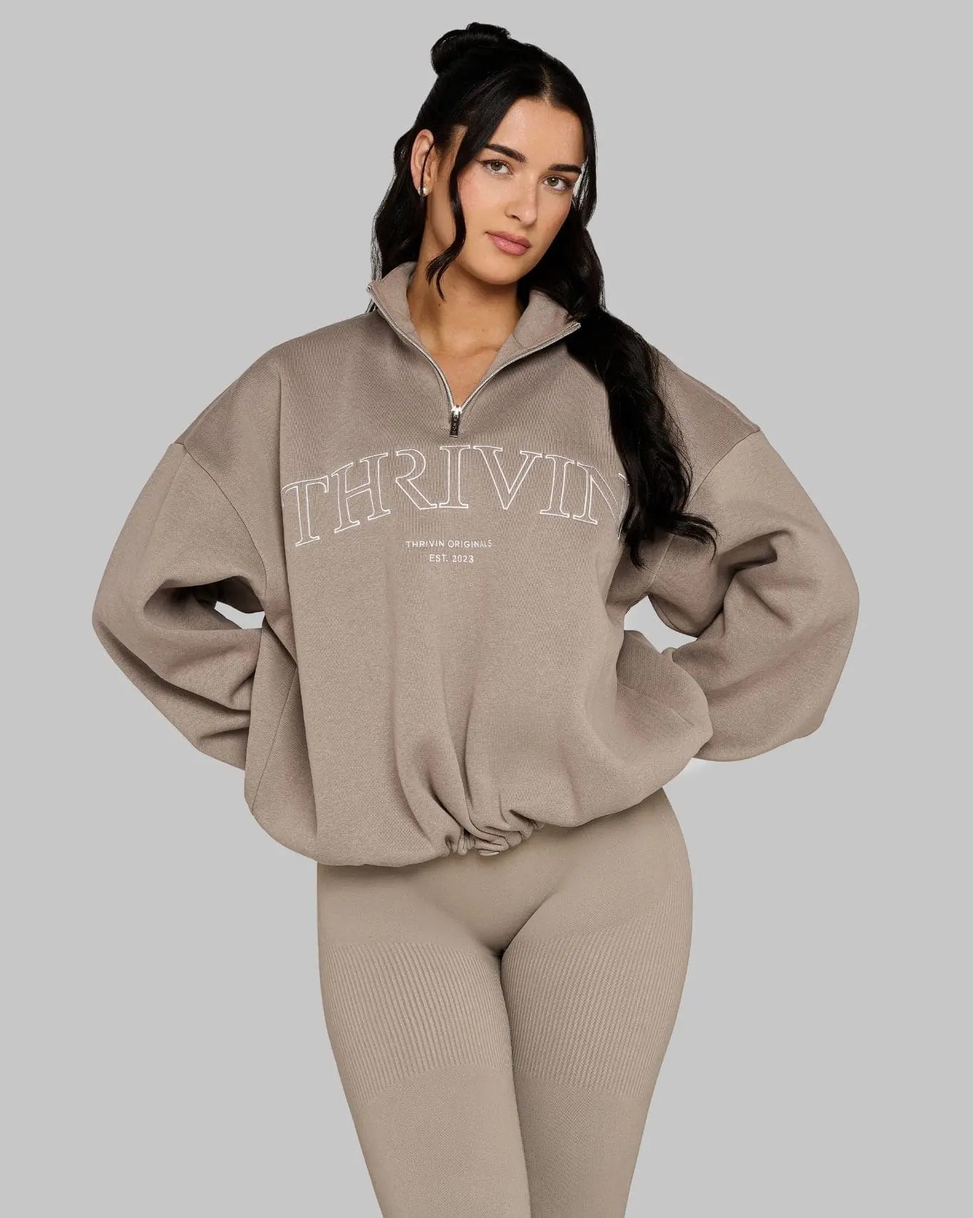 Original Halfzipper Sweater | Latte