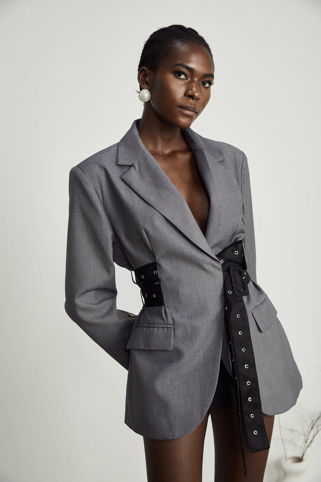 Thérèse Belted Waist Blazer