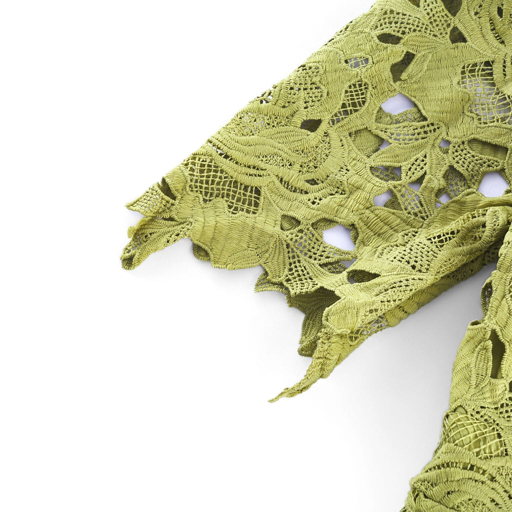 Valérie cut-out embroidered mini dress