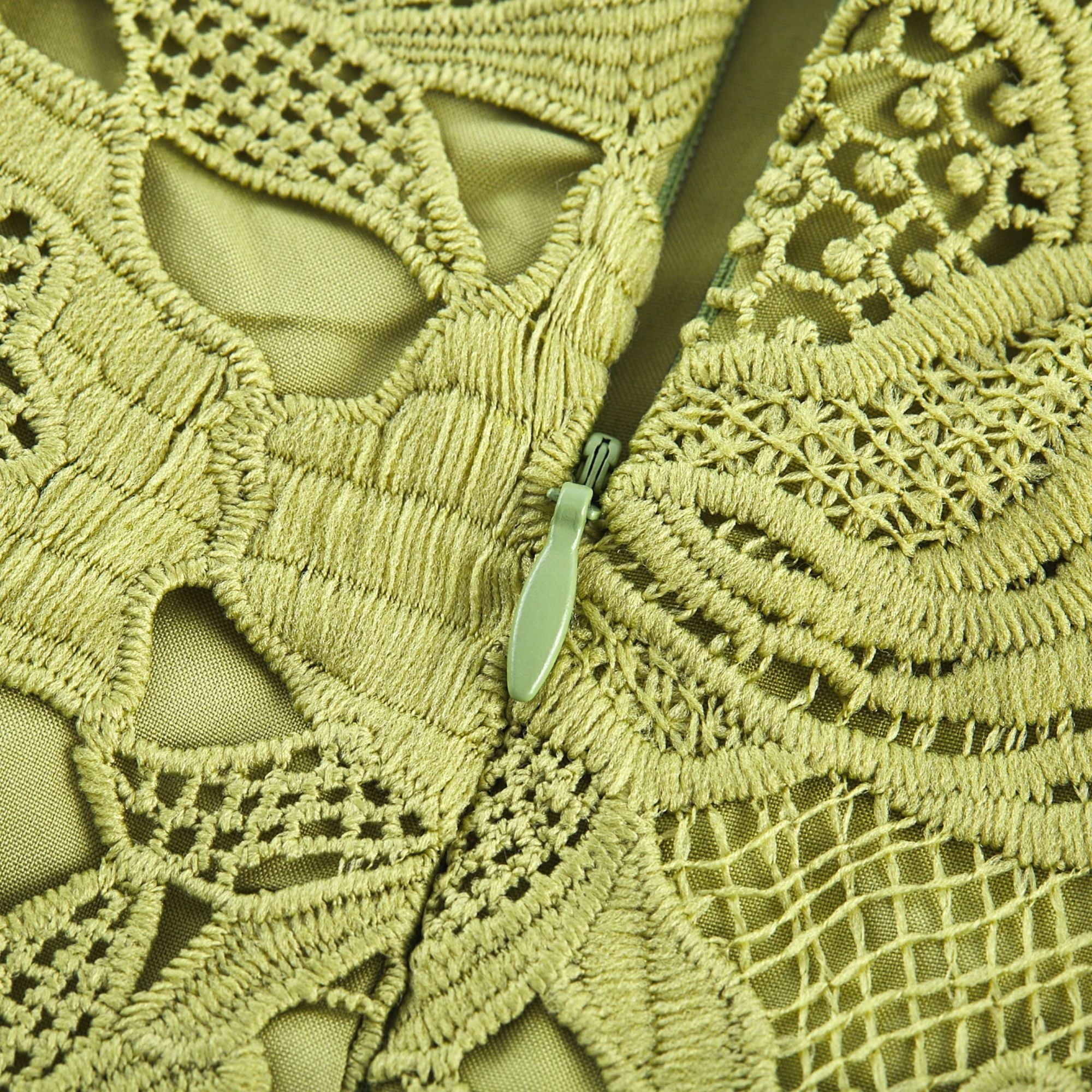 Valérie cut-out embroidered mini dress