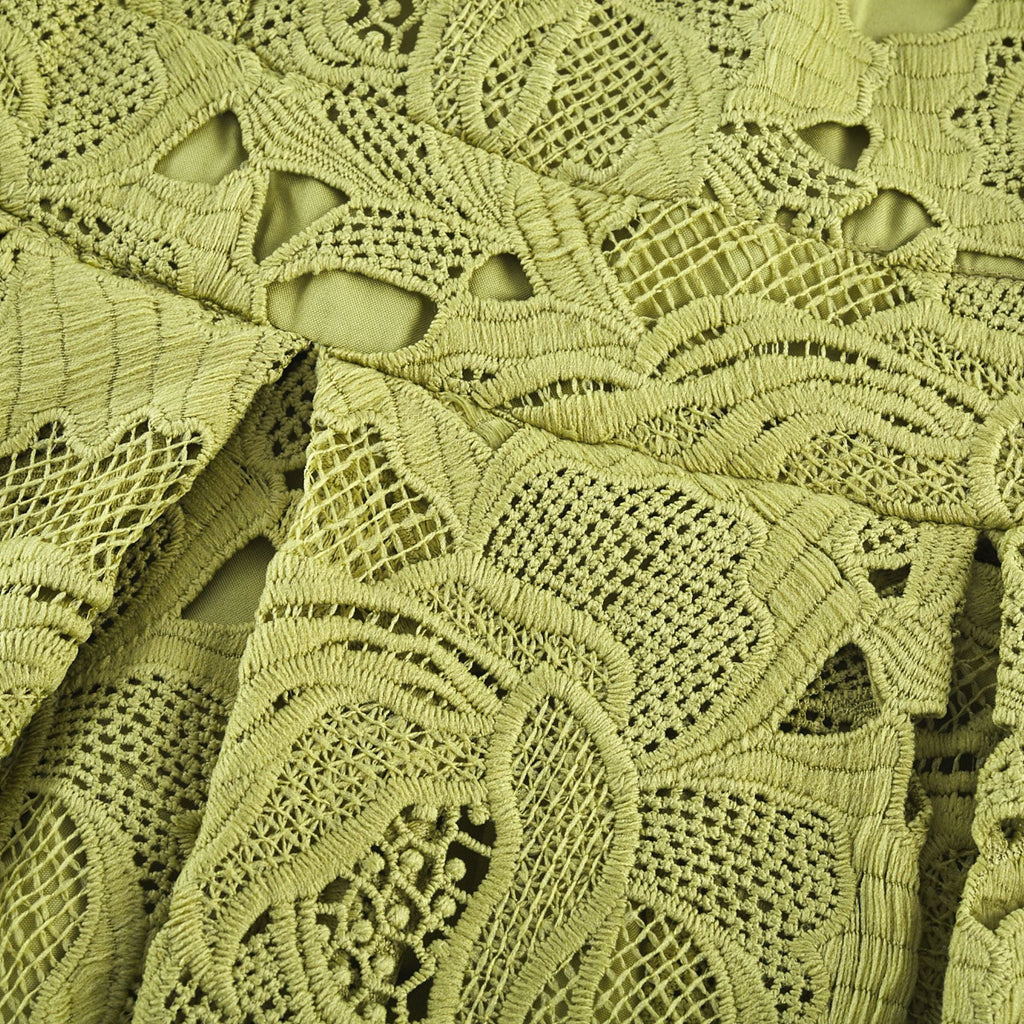 Valérie cut-out embroidered mini dress