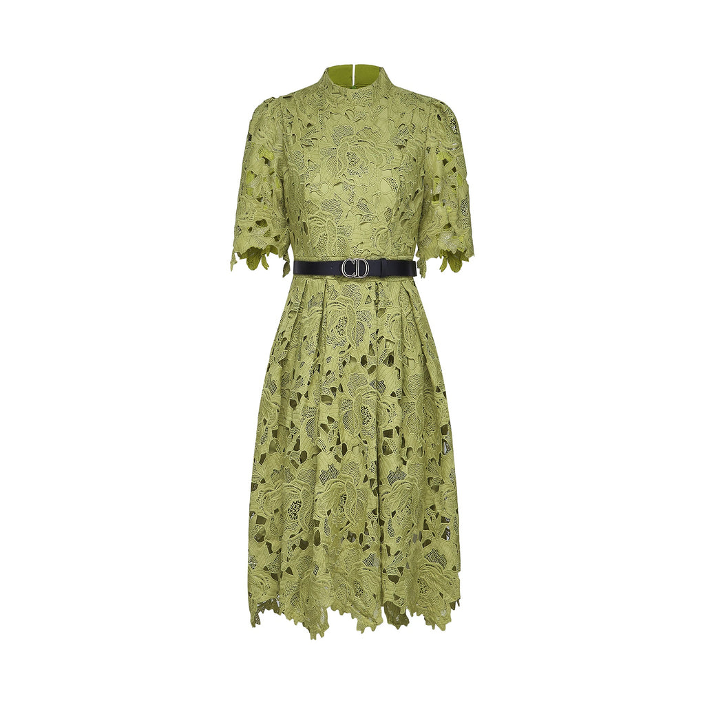 Valérie cut-out embroidered mini dress