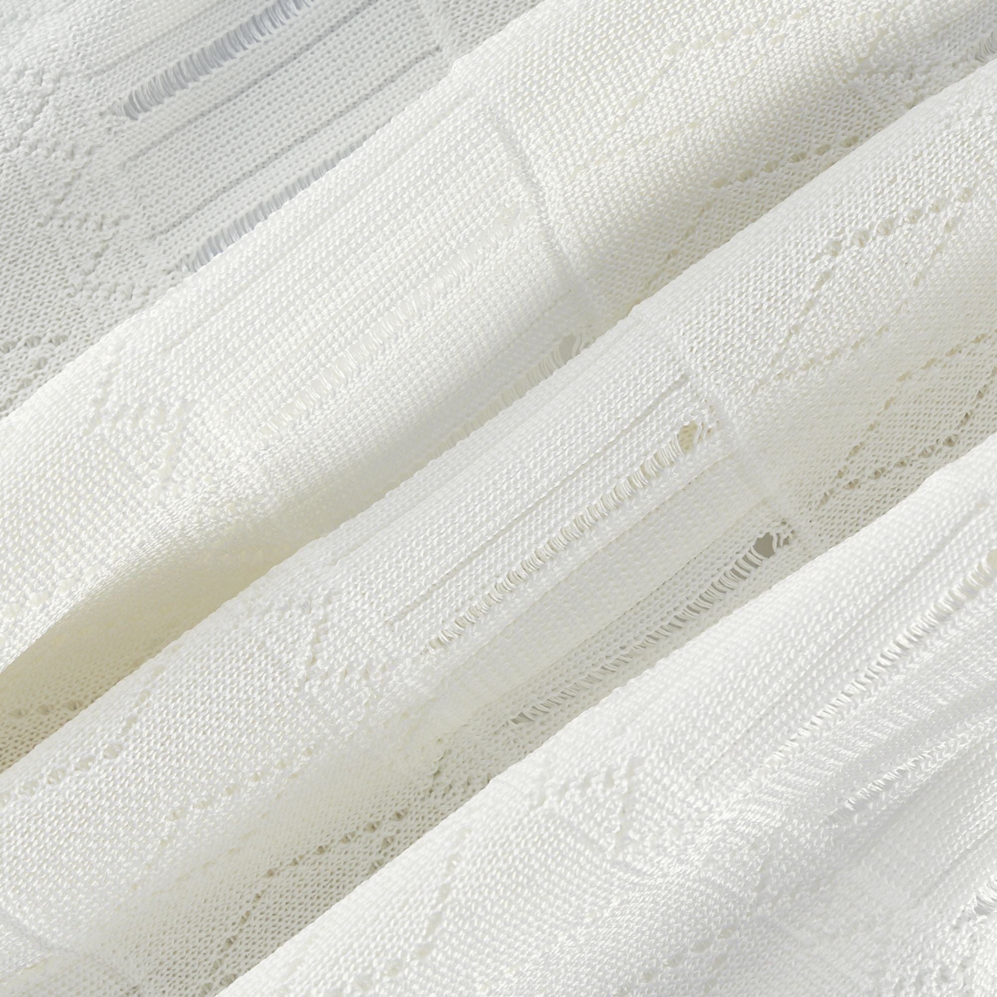 Noémie white cut-out pleated mini dress