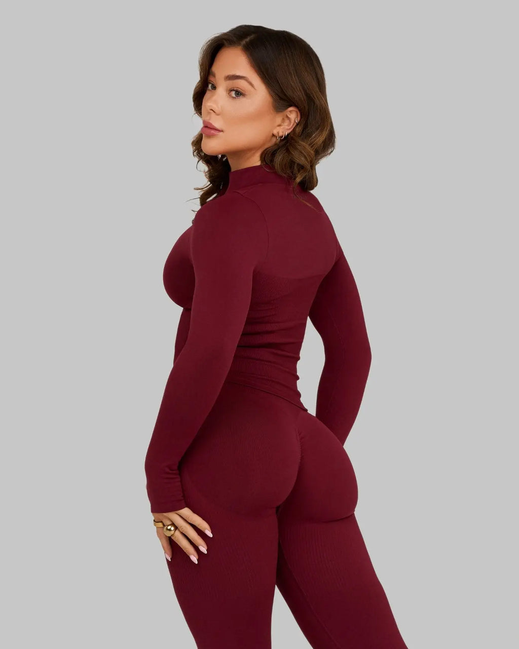 Elevate Sculpt Shapewear Jacket | Fine Wine