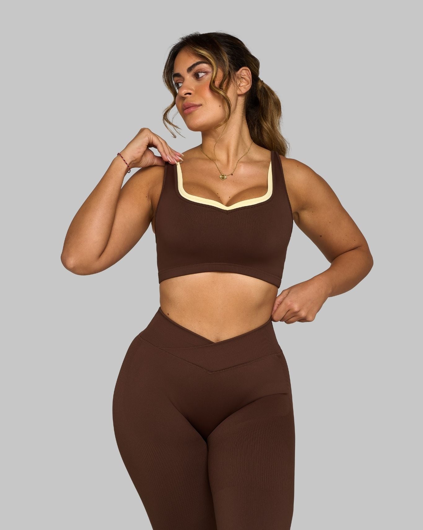 Chiara Sweetheart Impact Bra | Lemon Sorbet