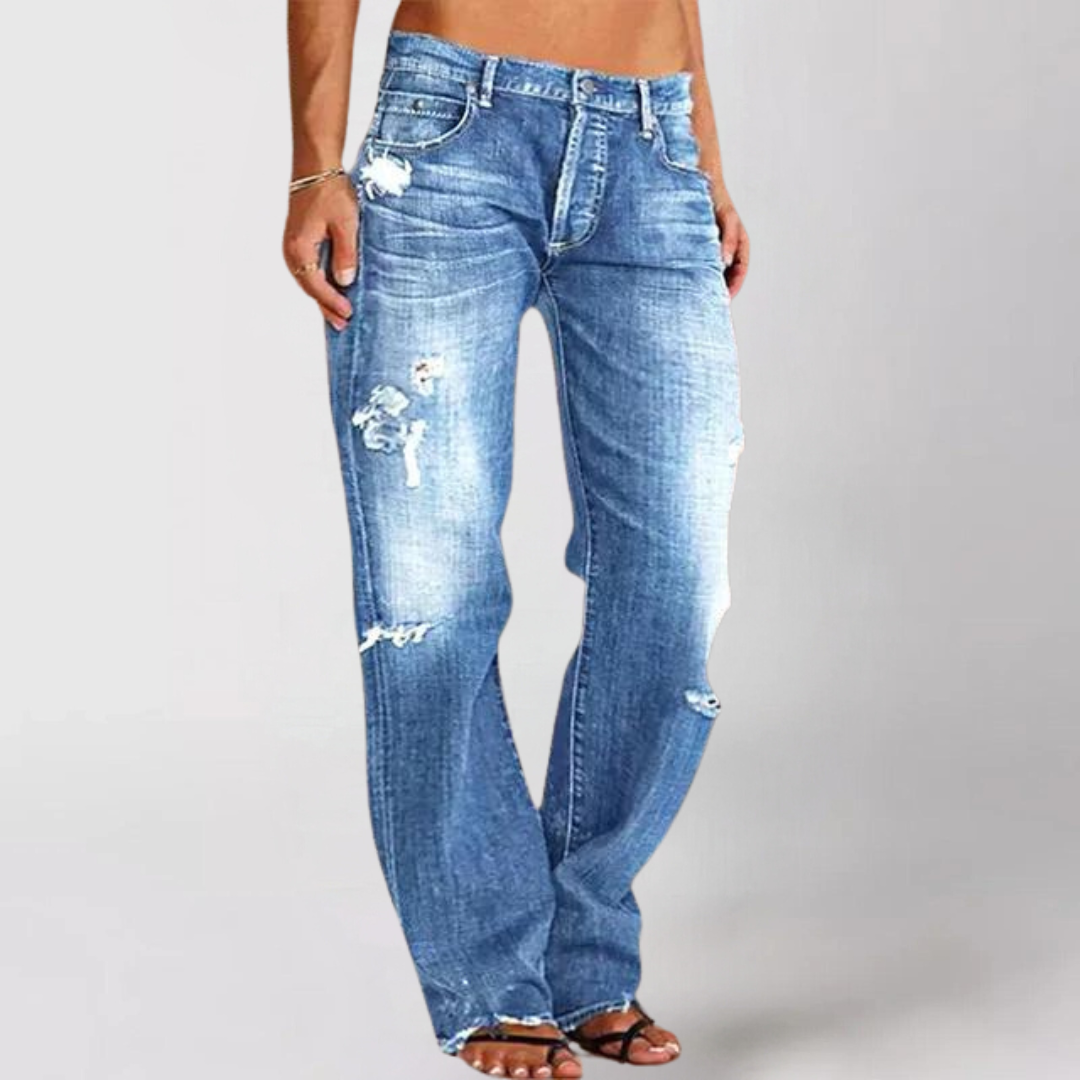 Straight Fit Jeans Met Rechte Pijpen