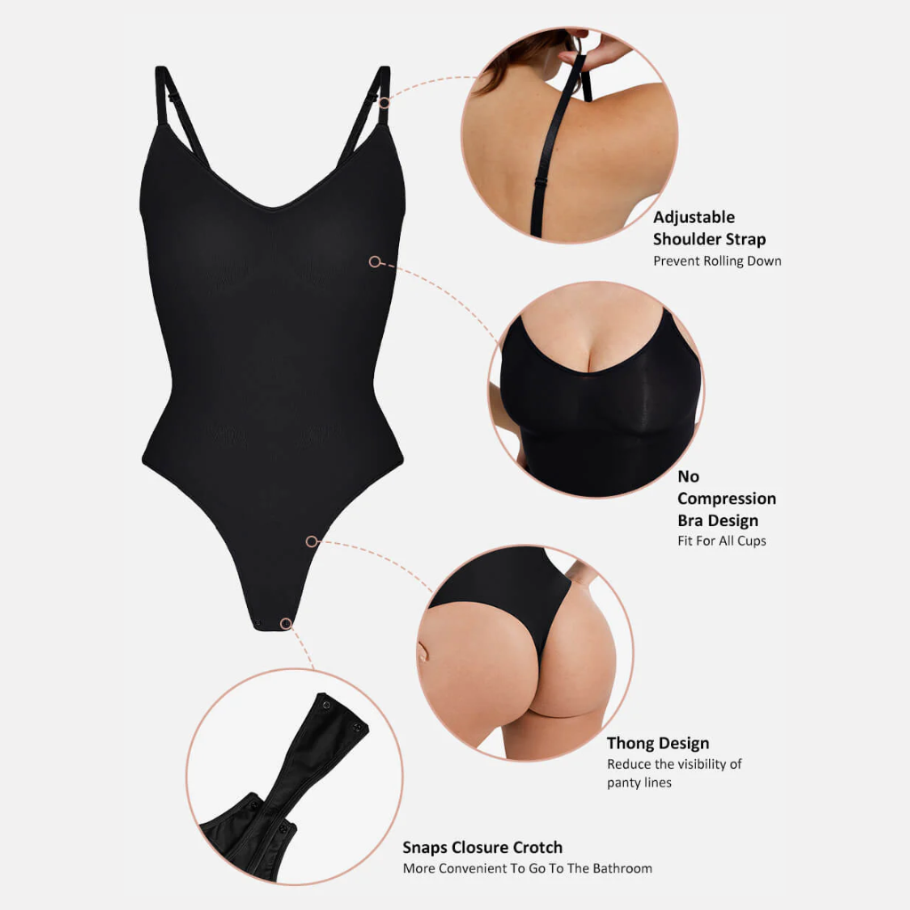 Syl | Ultra Soft Bodysuit - Seamless Fit, Comfortable Stretch Material 