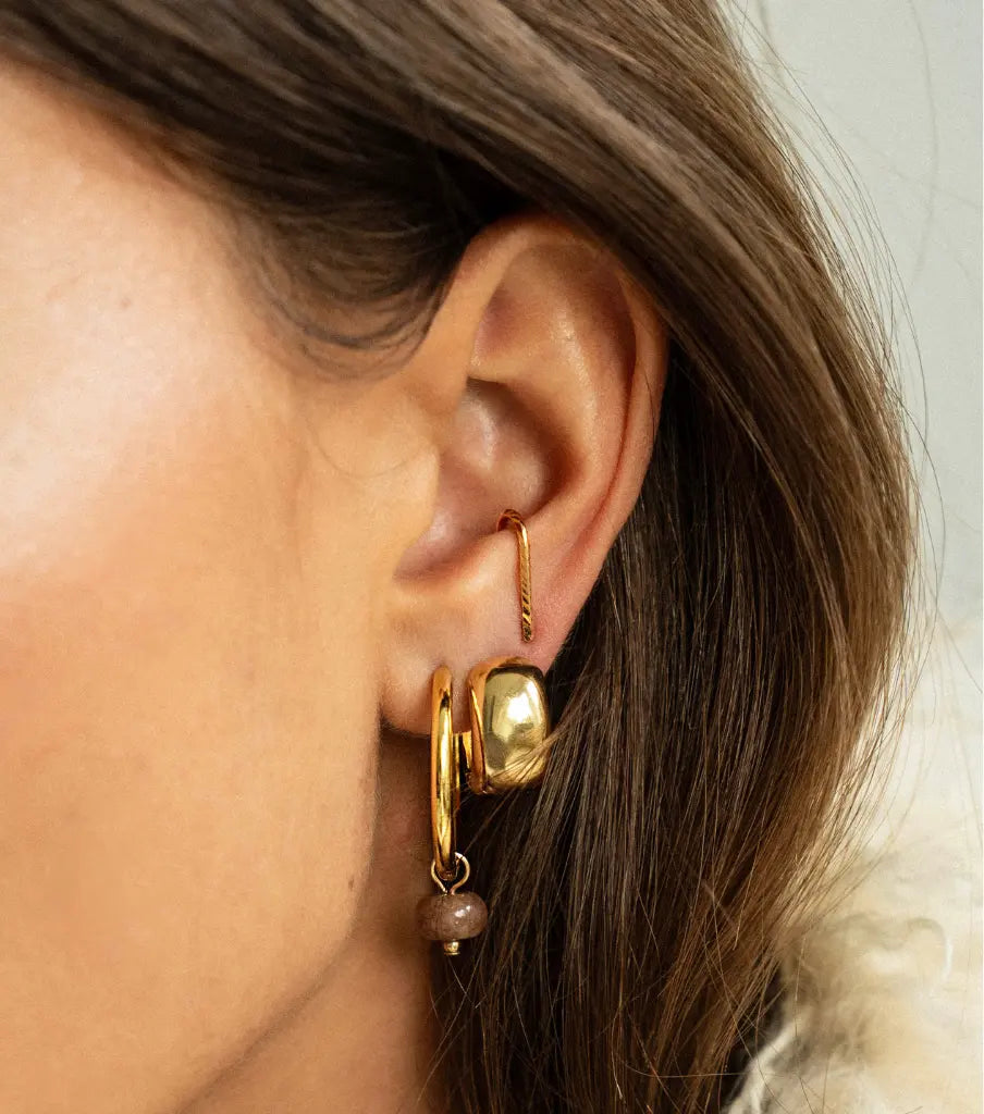 Oorbel - lined up - per stuk