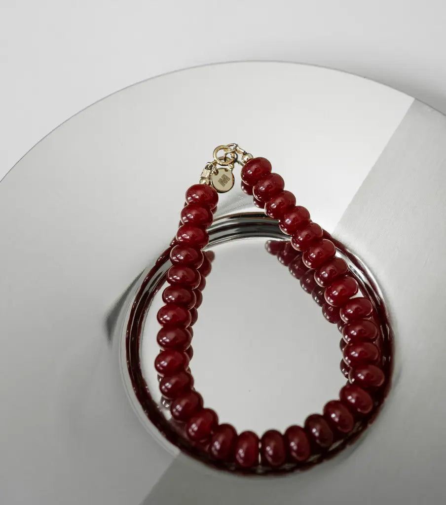 Armband - deep red