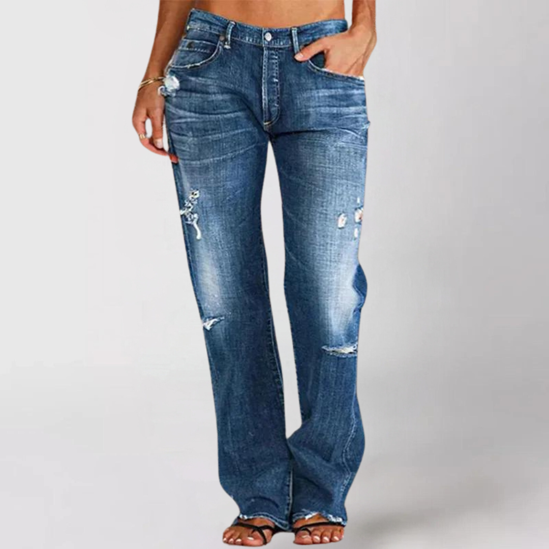Straight Fit Jeans Met Rechte Pijpen