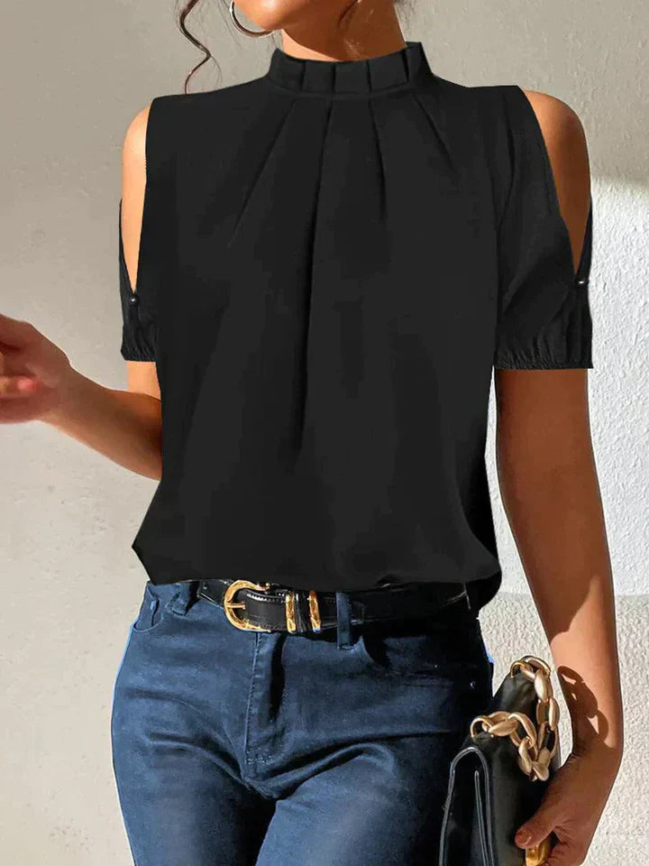 Off-Shoulder Top met Elegante Flair