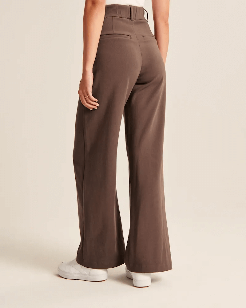 Hoge Taille Wijde Pijpen Pantalon