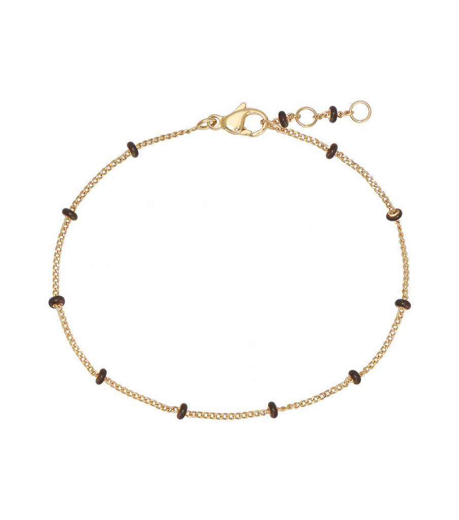 Armband - chocolat dot excl. bedel