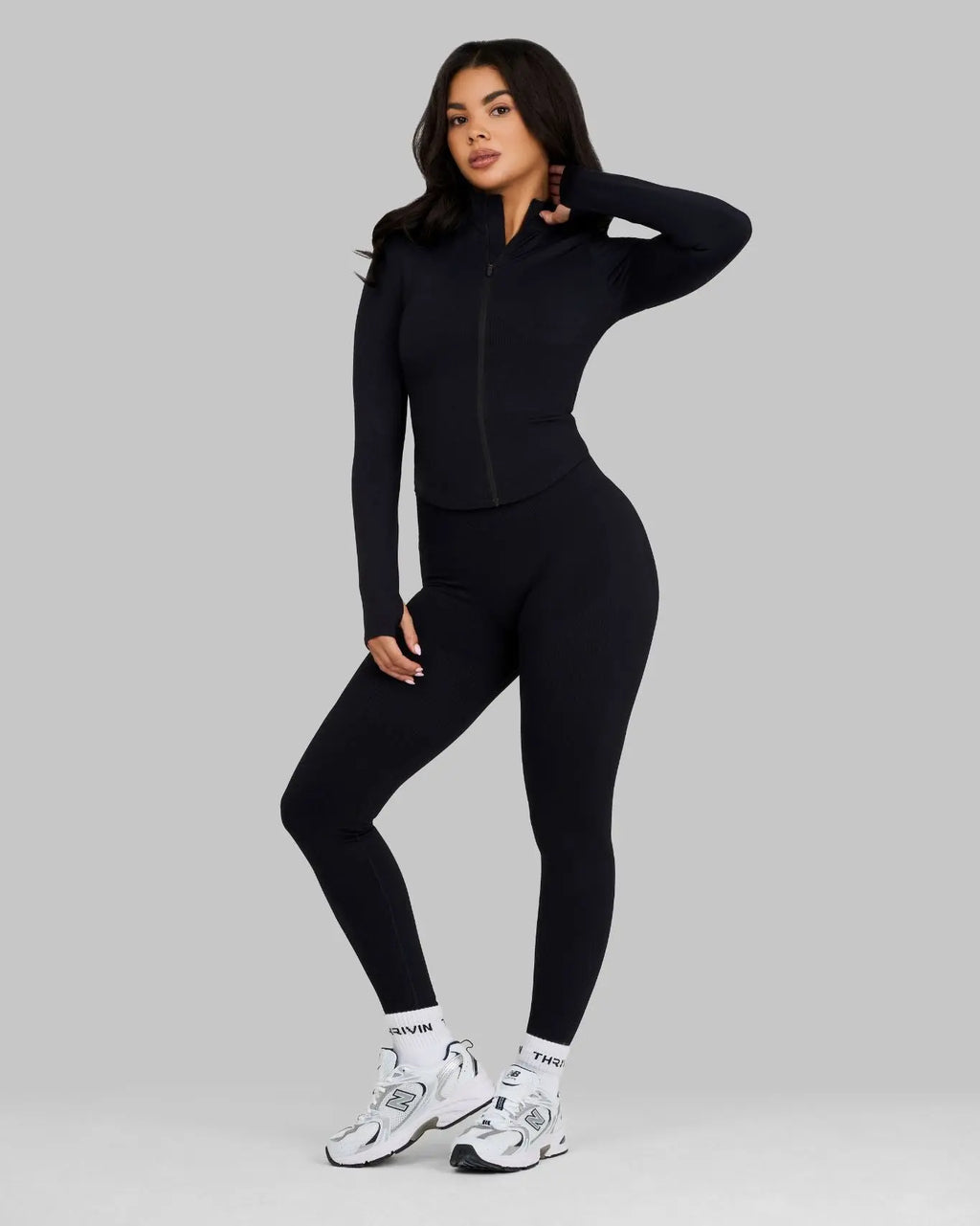 Elevate Sculpt Shapewear Jacket | Night Black