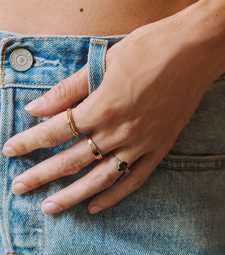 Ring 14k  - the good diamond