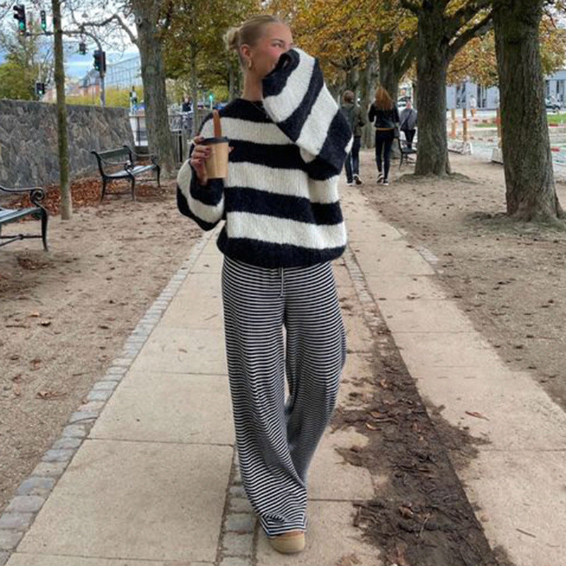 Milly | Gestreepte Lounge Broek