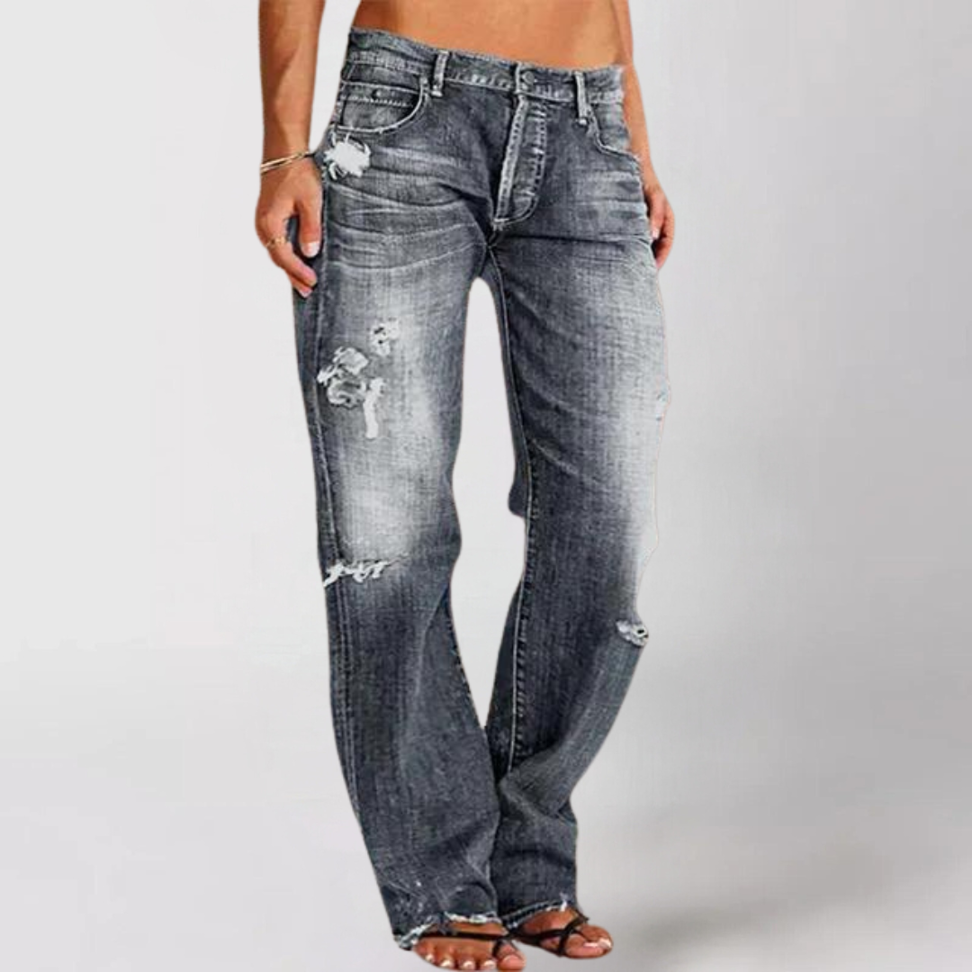 Straight Fit Jeans Met Rechte Pijpen