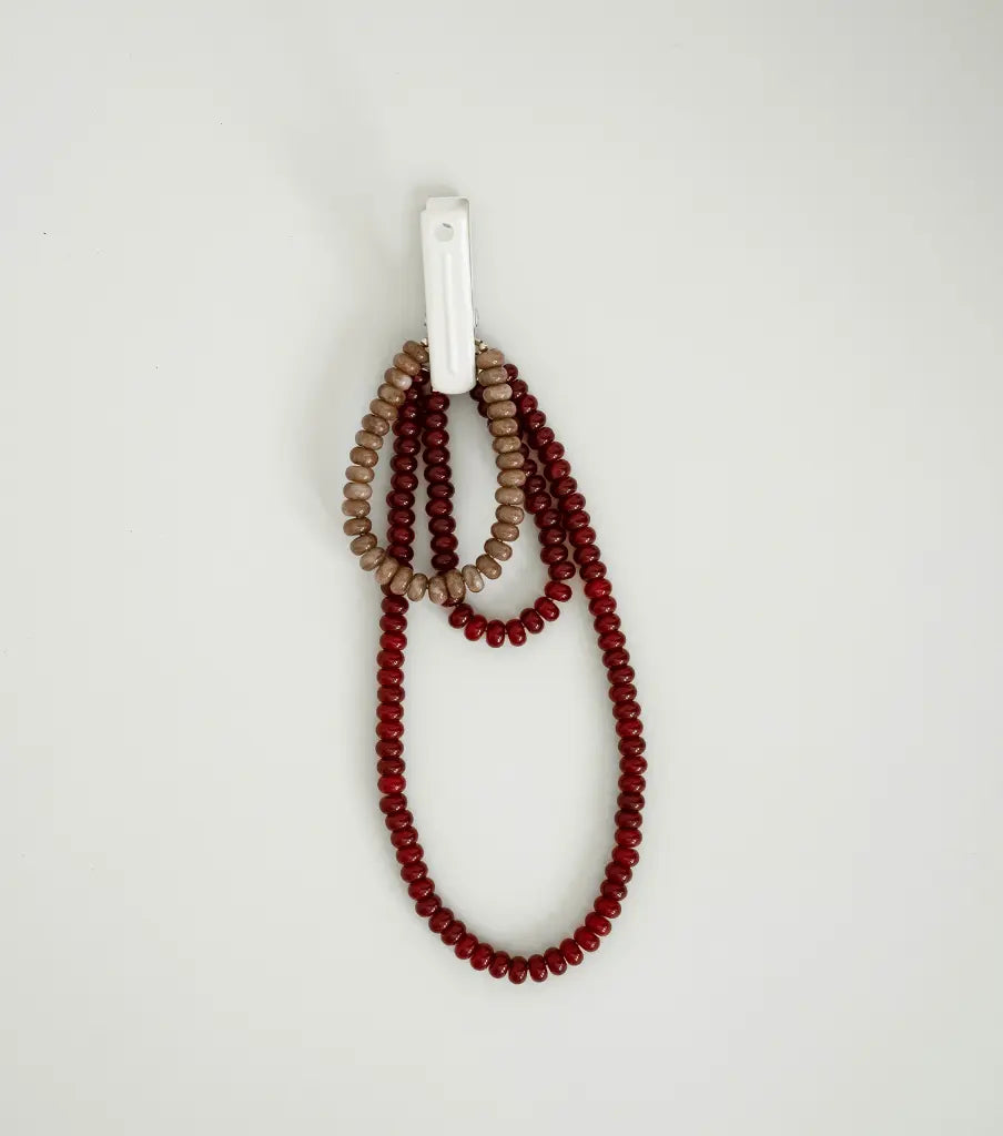 Ketting - deep red