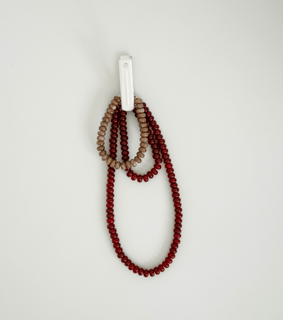 Ketting - deep red