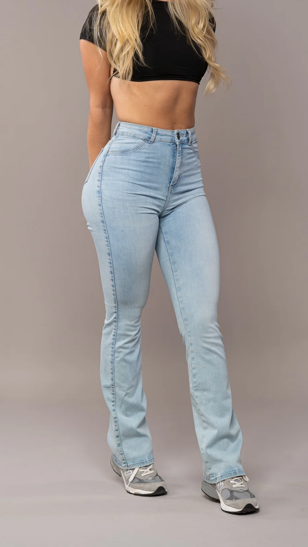 Flared Jeans Dames – Hoge Taille & Stretch Pasvorm