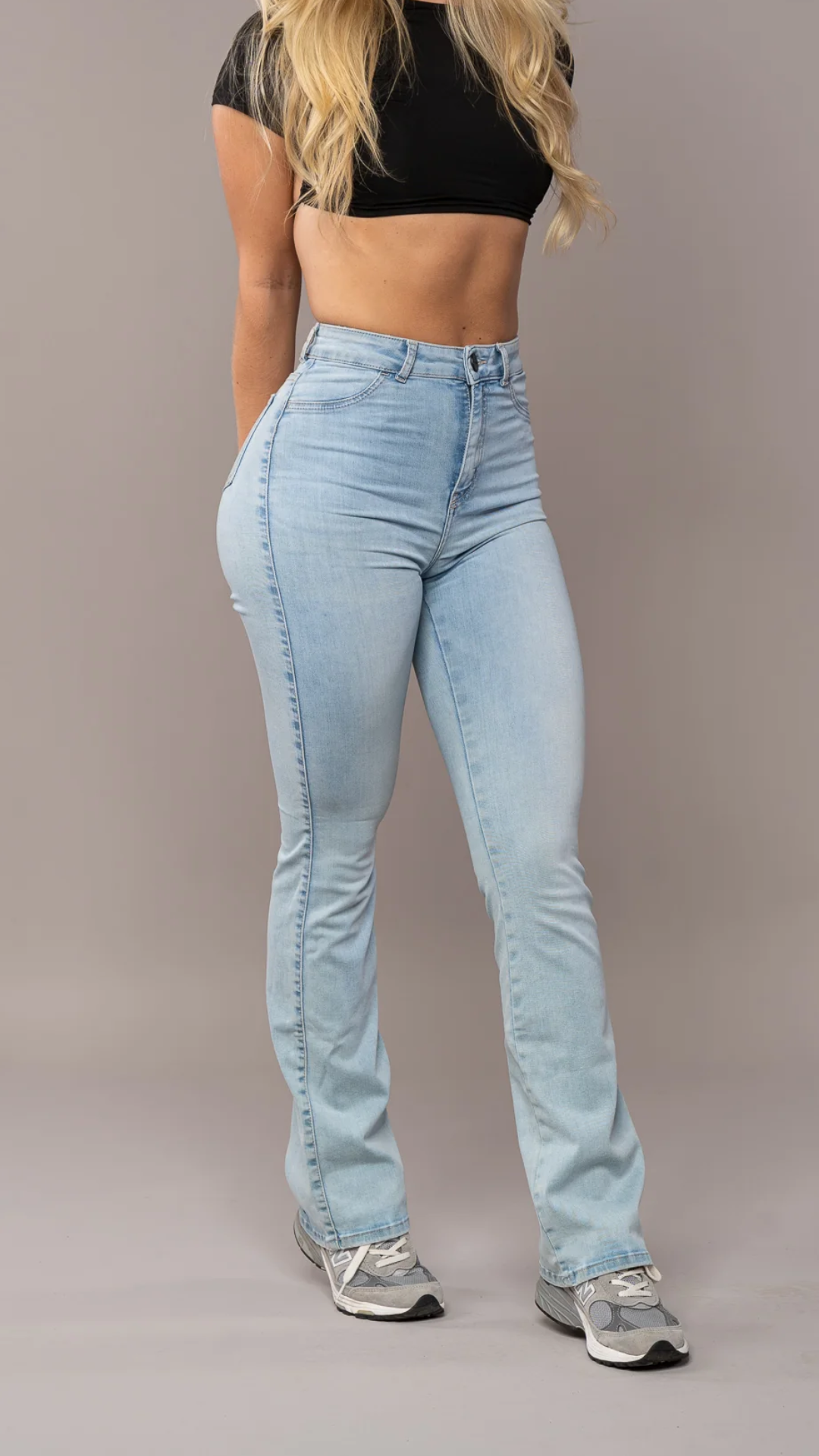 Flared Jeans Dames – Hoge Taille & Stretch Pasvorm